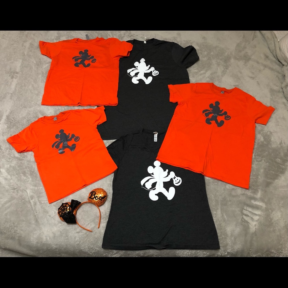 Mickey Halloween family shirts
